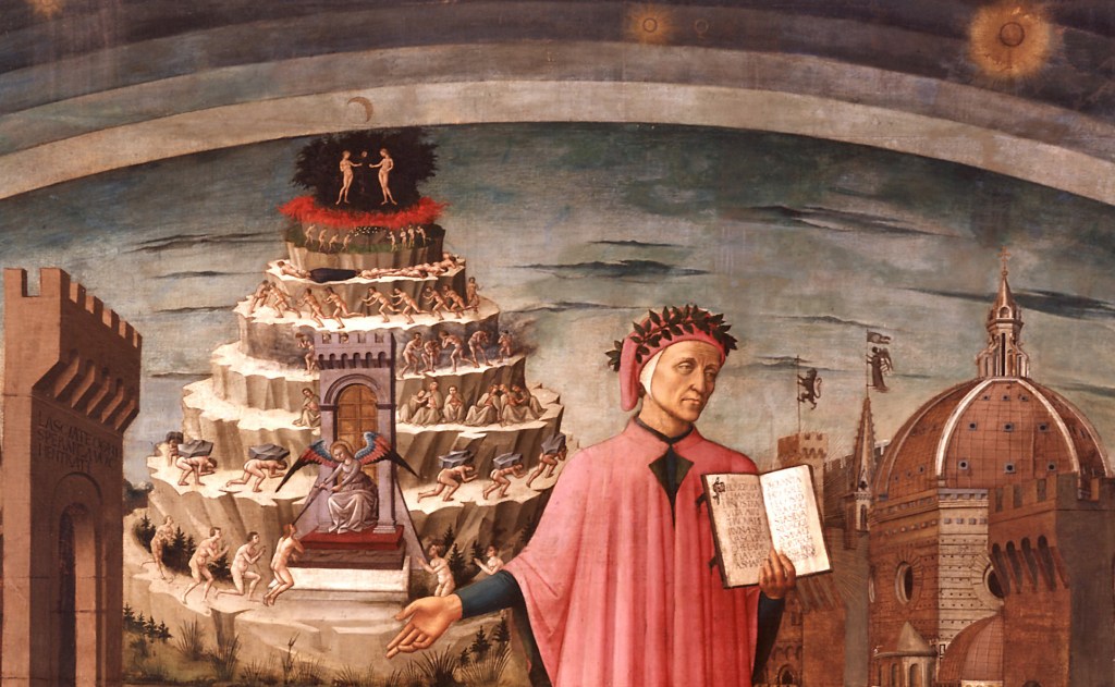 La Divina Commedia illumina Firenze Domenico di Michelino (affresco - 1465)