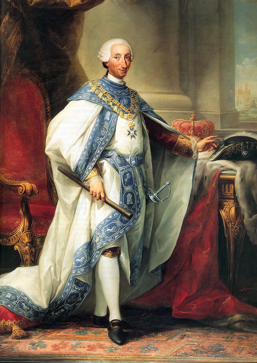 1771 - Carlo III Con Gli Abiti Del Suo Ordine