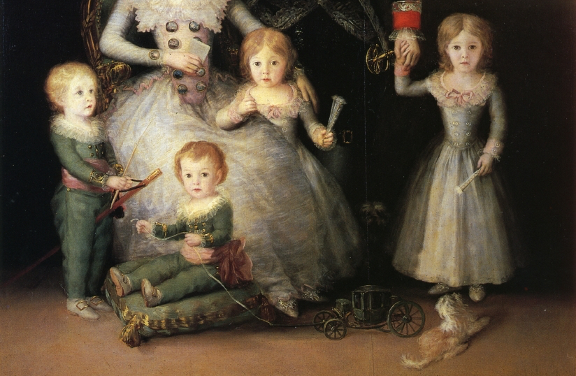 1788 - I Duchi Di Osuna Con I Figli