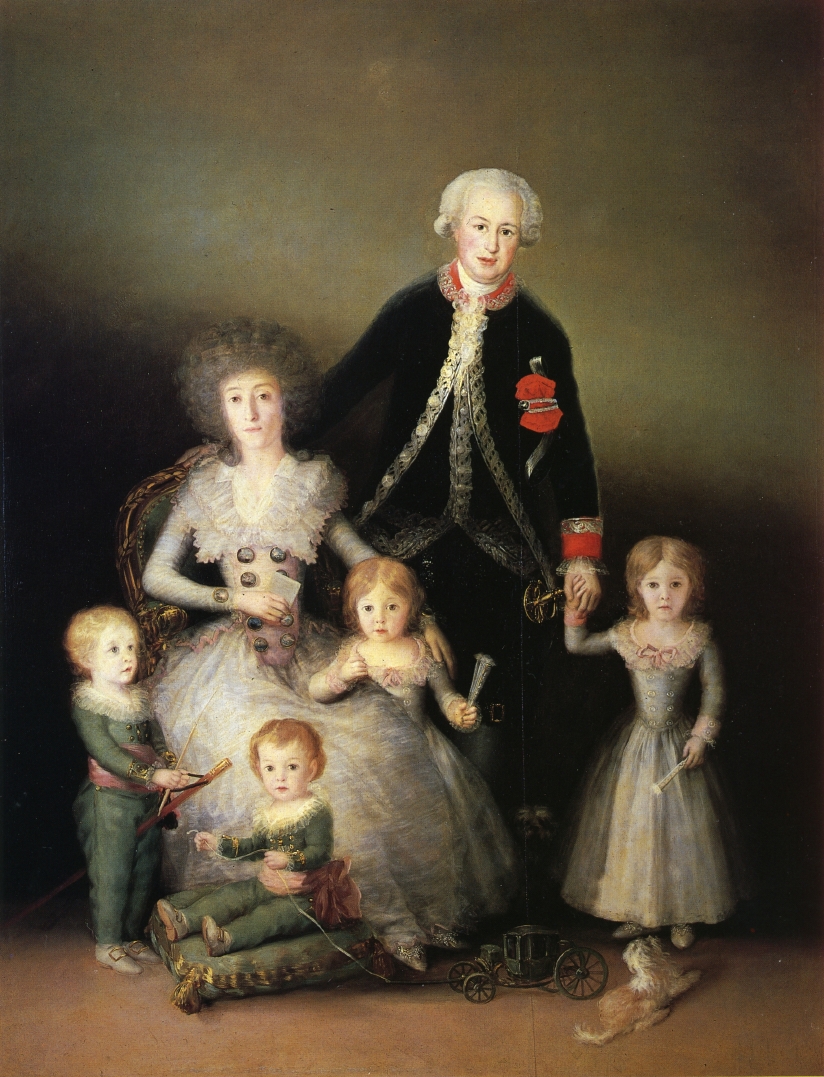 1788 - I Duchi Di Osuna Con I Figli