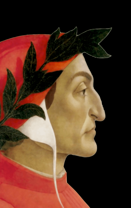 Dante Alighieri Sandro Botticelli (tempera su tela, 1495, Ginevra, collezione privata)