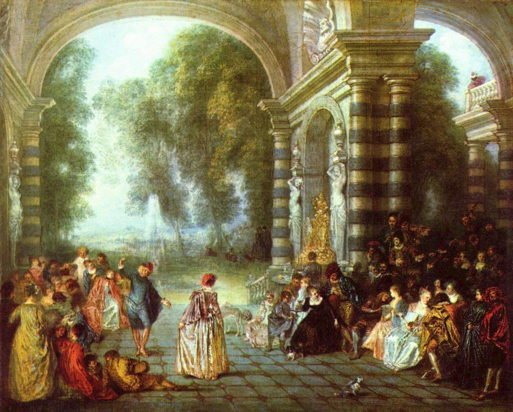 Antoine Watteau - Les Plaisirs du Bal (1717)